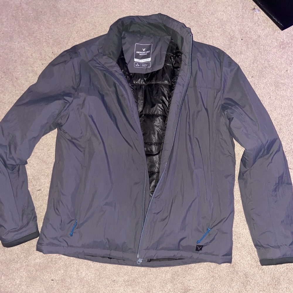 American Eagle Waterproof Nylon/Puff Jacket